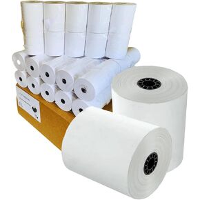 3 1/8" x 230’ Thermal Receipt Paper Rolls - BPA Free - Credit Card Paper - Point of Sale Cash Registers - 30 Rolls Per Case