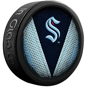 Seattle Kraken Officially Licensed Hockey Puck Stitch Design