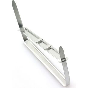 yyangz 50pcs/Box Metal File Fastener 2-Hole Metal Binder Clip Paper Fasteners Loose-Leaf Binding Clamp 8cm