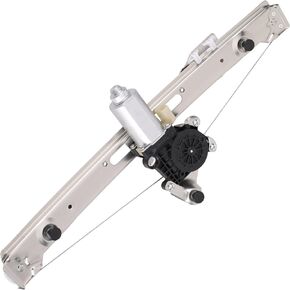 Rear Right Passenger Side Power Window Lift Regulator with Motor Compatible with BMW E46 323i 325i 325xi 328i 330i 330xi 1999-2005 Replace OE 741-481