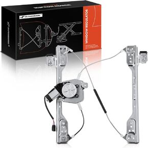 A-Premium Electric Power Window Regulator with 2-Pin Motor Compatible with Chrysler 300 2005-2010 & Dodge Charger 06-10, Magnum 05-08, Without Anti-Pinch or One Touch Up, Front Right Passenger Side