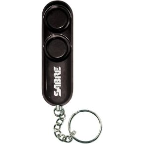 SABRE Personal Alarm With Key Ring, 120dB Alarm, Audible Up To 1,280 Feet (390 Meters), Simple Operation, Reusable, Pink