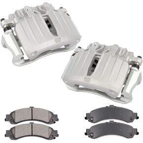 cciyu Rear Brake Caliper with Pads fit for Cadillac Escalade ESV EXT,2002-2006 for Chevy Avalanche Silverado Suburban Tahoe,for GMC Sierra 1500 HD Yukon Yukon XL 1500