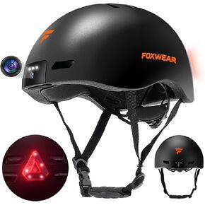 Smart Bike Helmet for Adult, Helmet with Camera(32GB TF Card Included), Helmet Video Recorder with Security Lights for Safe Riding，Motorcycle Helmet，tachograph in Saudi Arabia