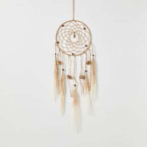 جميلة جولي بامباس العشب كوز الصنوبر حلم الماسكات ديكور الحائط مع قلادة أوراق صغيرة اليدوية Dreamcatcher للبالغين بنين بنات، غرفة نوم، زفاف، حديقة، هدية عيد ميلاد مباركة