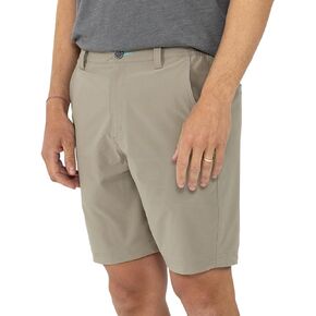شورت Free Fly الرجالي Utility Short II - UPF 50+ شورت للحماية من الشمس للرجال مع درزة داخلية 7.5 بوصة، جيوب بسحاب، فيلكرو