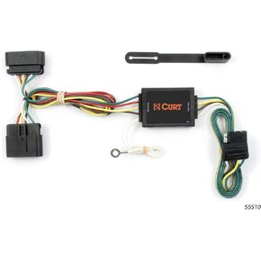 Curt Manufacturing 55510 Vehicle-Side Custom 4-Pin Trailer Wiring Harness,Fits Select GMC Canyon,Chevrolet Colorado,Isuzu I-280,I-290,I-350,I-370 Black