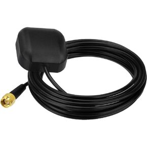 Car GPS Navigation Antenna SMA Male GPS Waterproof Antennae for Car Navigation Radio DVD 4G LTE GPS Tracker Locator Vehicle Real Time Tracking Mobile Video Recorder GPS Navigation System Module