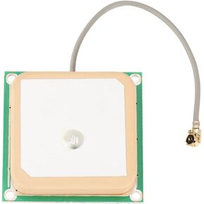 GPS Active Antenna Internal Super Strong Ceramic Patch Antenna 1575MHZ with 5cm Length Cable SMA Male Plug 25 * 25 * 8mm Connector,28db High Gain,1 Piece