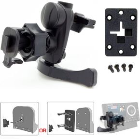 ChargerCity Simple-Lock Air Vent Holder Mount for Sirius XM Onyx EZ EZR Plus Lynx StarMate Stratus 5 6 7 Roady Delphi Skiff Nexus & Helix Satellite Radio (Vehicle Dock is not Included)