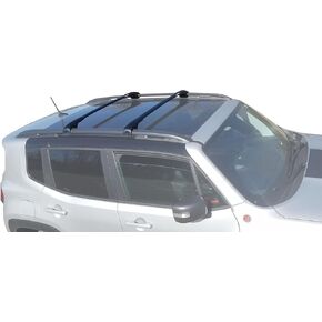 BrightLines Aero Crossbars Roof Racks Compatible with 2015-2024 Jeep Renegade