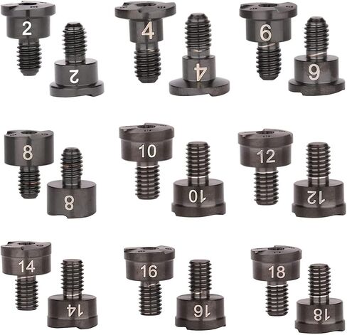 9PCS/SET Golf Head Weights Compatible with Callaway PARADYM Triple Diamond Driver Rogue ST/Mavrik/Epic Flash Subzero/Epic Speed Mavrik 2g-18g Suit in Saudi Arabia