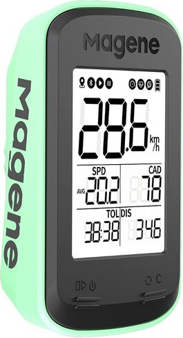 Magene C206Pro GPS Road MT Bike Computer, ANT+/Bluetooth Wireless Odometer Speedometer for Cycling Waterproof Auto Backlight Bind to Strava TrainingPeaks Four-Satellite Positioning in Saudi Arabia