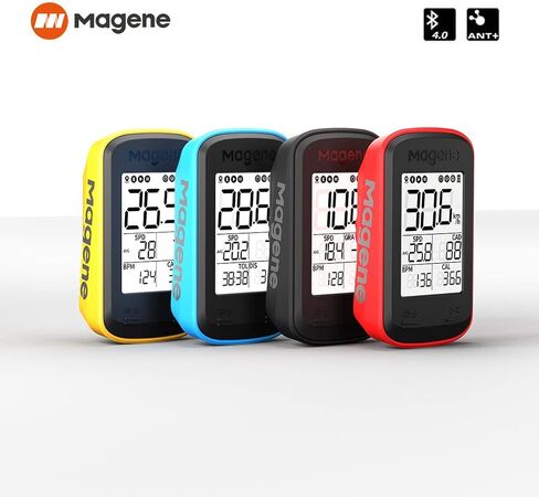 كمبيوتر الدراجة Magene C206Pro GPS Road MT، عداد المسافات اللاسلكي ANT+/بلوتوث لركوب الدراجات مقاوم للماء وإضاءة خلفية تلقائية مرتبطة بقمم تدريب Strava وتحديد المواقع بأربعة أقمار صناعية in Saudi Arabia