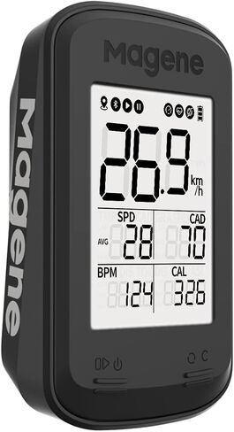Magene C206Pro GPS Road MT Bike Computer, ANT+/Bluetooth Wireless Odometer Speedometer for Cycling Waterproof Auto Backlight Bind to Strava TrainingPeaks Four-Satellite Positioning in Saudi Arabia