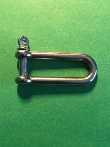US STAINLESS 10 Pieces Stainless Steel 316 Long D Shackle 3/16" (5mm) Marine Grade Dee in Saudi Arabia
