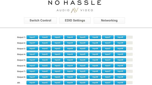 8x8 HDMI 4K HDR Matrix Switcher 18GBPS Ultra YUV 4:4:4 HDCP2.2 60 هرتز HDMI 2.0B Doby Atmos HDTV Routing Selector SPDIF Audio CONTROL4 Savant Home Automation Switch IP RS232 in Kuwait