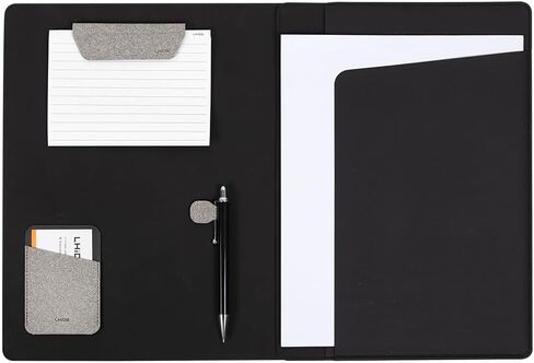 LHiDS Creative A4 Folio 2.0 مع حامل، استئناف محفظة الأعمال، حافظة 3 في 1 مع ملحقات مغناطيسية، تعمل كغطاء للكمبيوتر المحمول، حافظة، لوحة تنظيم سطح المكتب للمنزل والمكتب، (أصفر) in Kuwait