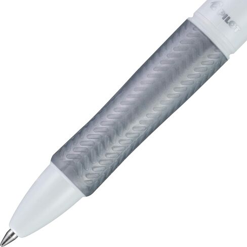 أقلام حبر PILOT Acroball PureWhite المتقدمة القابلة لإعادة الملء والسحب مع لمسات فضية، نقطة دقيقة، حبر أسود، 14 عبوة (14694) in Kuwait