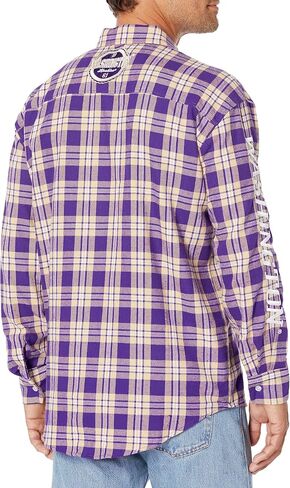 FOCO Men's NCAA College Team Logo Long Sleeve Flannel Shirt in Saudi Arabia
