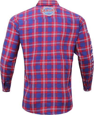 FOCO Men's NCAA College Team Logo Long Sleeve Flannel Shirt in Saudi Arabia