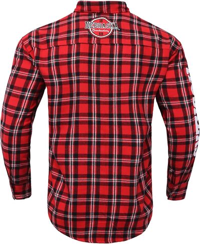 FOCO Men's NCAA College Team Logo Long Sleeve Flannel Shirt in Saudi Arabia