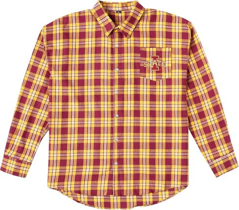 FOCO Men's NCAA College Team Logo Long Sleeve Flannel Shirt in Saudi Arabia