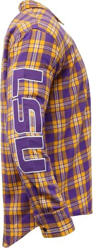 FOCO Men's NCAA College Team Logo Long Sleeve Flannel Shirt in Saudi Arabia