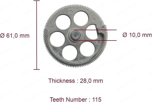 قطع غيار السيارات - 3277 ستارة خلفية ظلة موتور ميتال جير AP367890 متوافق مع to.yo.ta Avalon 2005-2013 in Kuwait