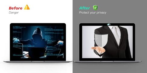 Webcam Cover Slide Web Mac Laptop Camera Cover Blocker for MacBook Pro Laptops/Phone iPhone/Smartphone/iPad Pro/Mac PC Tablets/Computer,Front Lens Camera Cover,Protect Your Visual Prvacy (5 Pack) in Kuwait