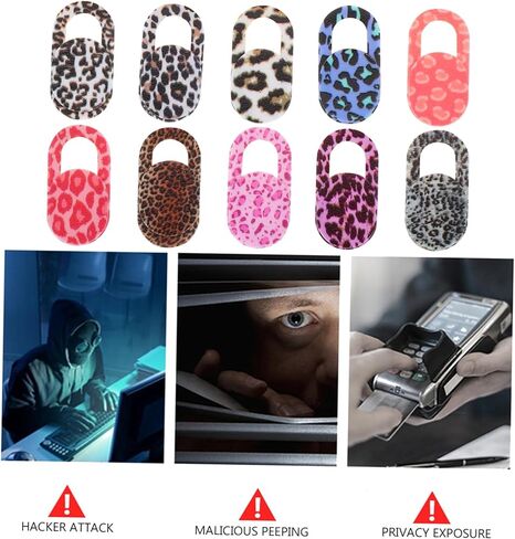 10 قطعة غطاء كاميرا الكمبيوتر اللوحي الكمبيوتر المحمول غطاء كاميرا الويب غطاء كاميرا الويب الكمبيوتر مانع كاميرا الويب Led اللوحي لاصق غطاء كاميرا الويب كاميرا الهاتف ليوبارد طباعة المنزلق غطاء حماية ABS in Kuwait