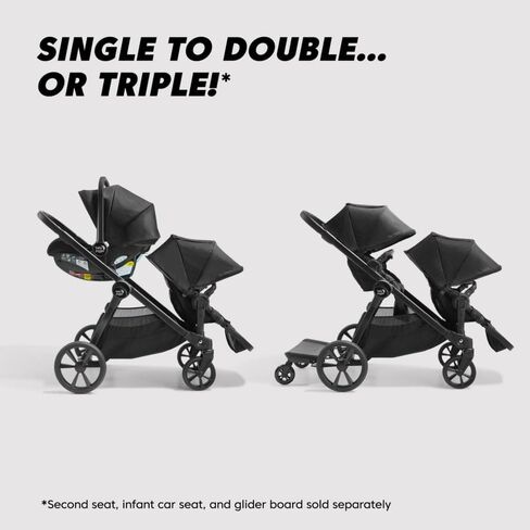عربة أطفال Baby Jogger® City Select® 2 أحادية إلى مزدوجة، عاجي متجمد in Kuwait