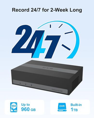 Anpviz H.265+ 3K Lite CCTV DVR 8 Channel with AI Motion Detection, 6MP Hybrid Capability 5-in-1(Analog/AHD/TVI/CVI/IPC) Surveillance DVR, Supports 8CH Analog and 2CH IP Cameras (with 2TB Hard Drive) in Saudi Arabia