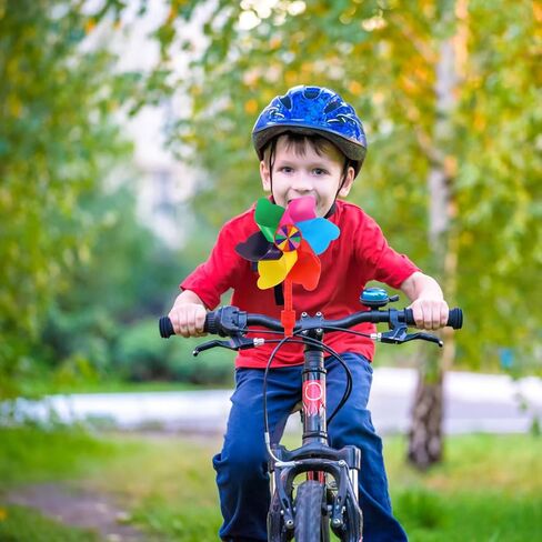 2pcs Bike Handlebar for Scooter Tassel Girls Decorations Flower Gifts Colorful Attachment Windmill Children Decor Bikes Plastic Accessories Boys Wheels Toy Sparkle Carrier in Saudi Arabia