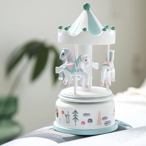 RUYU Wooden Music Box,Musical Box Swan Toy Decoration Birthday Present for Lover Friends and Children,Pink in Kuwait