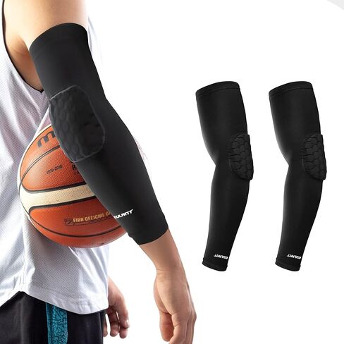 وسادات ركبة سداسية من EULANT / وسادات سداسية للكوع كم ضغط للكرة الطائرة وكرة السلة والبيسبول ومصارعة كرة القدم وركوب الدراجات والجري ورفع الأثقال وجميع الرياضات التي تلامس، مقاسات الشباب والكبار، عبوتان in Kuwait