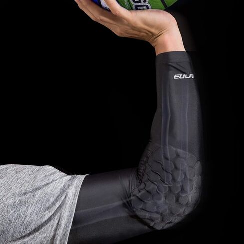 وسادات ركبة سداسية من EULANT / وسادات سداسية للكوع كم ضغط للكرة الطائرة وكرة السلة والبيسبول ومصارعة كرة القدم وركوب الدراجات والجري ورفع الأثقال وجميع الرياضات التي تلامس، مقاسات الشباب والكبار، عبوتان in Kuwait