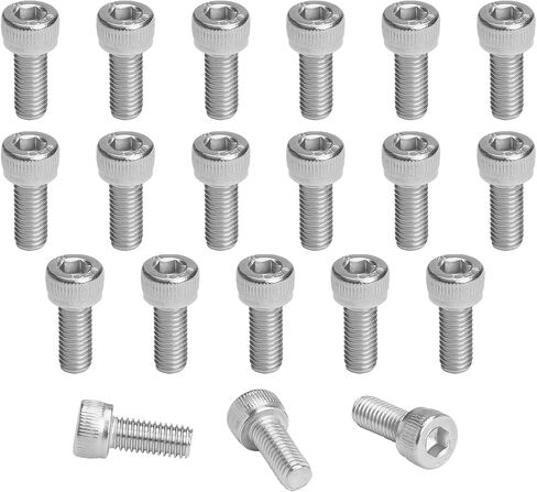20 قطعة الفولاذ المقاوم للصدأ M5x12mm عرافة المقبس رئيس البراغي مسامير للدراجات دراجة الدراجات زجاجة ماء قفص حامل قوس رف الترباس المسمار الملحقات in Kuwait