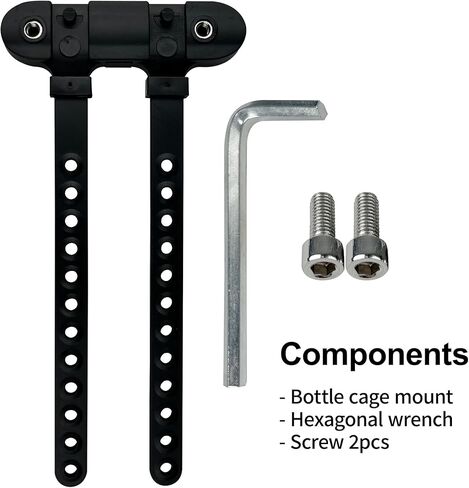 حامل زجاجة ماء للدراجة، قاعدة تثبيت، شريط مطاطي in Kuwait