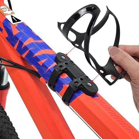 حامل زجاجة ماء للدراجة، قاعدة تثبيت، شريط مطاطي in Kuwait