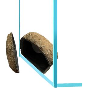 Magnetic Aquarium Cave Fish Tank Hideout Cave for Small Fish Breeding, Shrimp Nest, Betta Fish Tank Ornaments Resin Aquarium Decorations