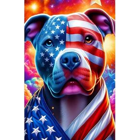 CXYQLC DIY 5D مجموعات الطلاء الماس للبالغين الماس Art American Bulldog Diamond Paint