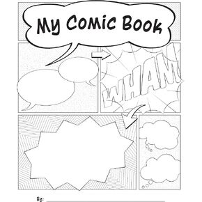 أنشأ المعلم الموارد ® My Own Books ™: كتابي الهزلي ، 10 حزم
