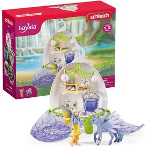 Schleich Bayala Fairy Vet Blossom-Playset House Magical Twinkle و Enchanting Fairy Vet Kit للفتيات والفتيان ، مجموعة من 14 قطعة مع تمثال للأطفال الذين تتراوح أعمارهم بين 5 و 12 عامًا