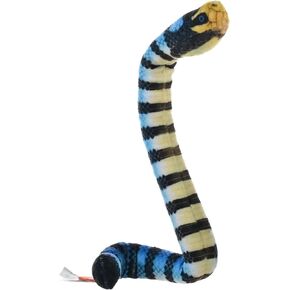 Wild Republic Coilkins Sea Snake Snake Yellow Luted ، حيوان محشو ، 12 بوصة ، لعبة أفخم ، تعبئة زجاجات مياه معاد تدويرها مقطوعة
