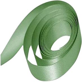 Papillon Single Face Satin Ribbon, 7/8" Wide X 100 Yards, Sage Green