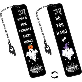 Wicked Bookmark, Wicked Merch, Book Accessories for Reading, Funny Book Marks for Reading Women, Stay Spooky Gothic Bookmark, Cool Gifts for Her Him, Cute Pumpkin Decorations, Funny Valentines Gifts