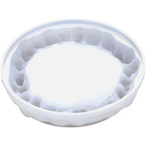 Coaster Resin Molds Crystal Cluster Silicone Coaster Mold Epoxy Resin Molds for Making Cups Mats Home Decoration Silicone