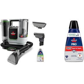 Bissell® Little Green® Proheat® Pet ، منظف عميق محمول مع تقنية التنظيف الساخنة ، وتنظيف ذاتي وصمة عار الأداة Pet Pro Oxy Spot & Stain Formula