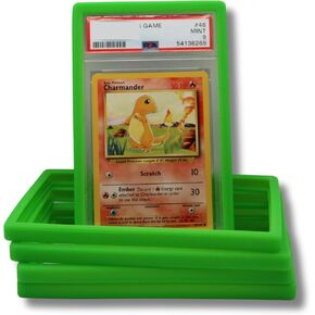 PSA Graded Bumper Guards 5 Pack | Protect Your Cards from Drops and Scratches | Bumper for PSA Graded Cards Only (Green) in Kuwait